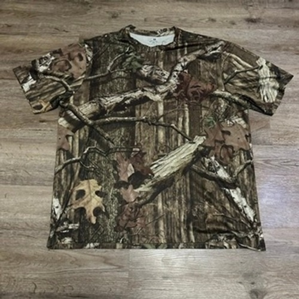 Mossy Oak Break-Up Infinity Camo T-Shirt Mens XL Short Sleeve Hunting Tee